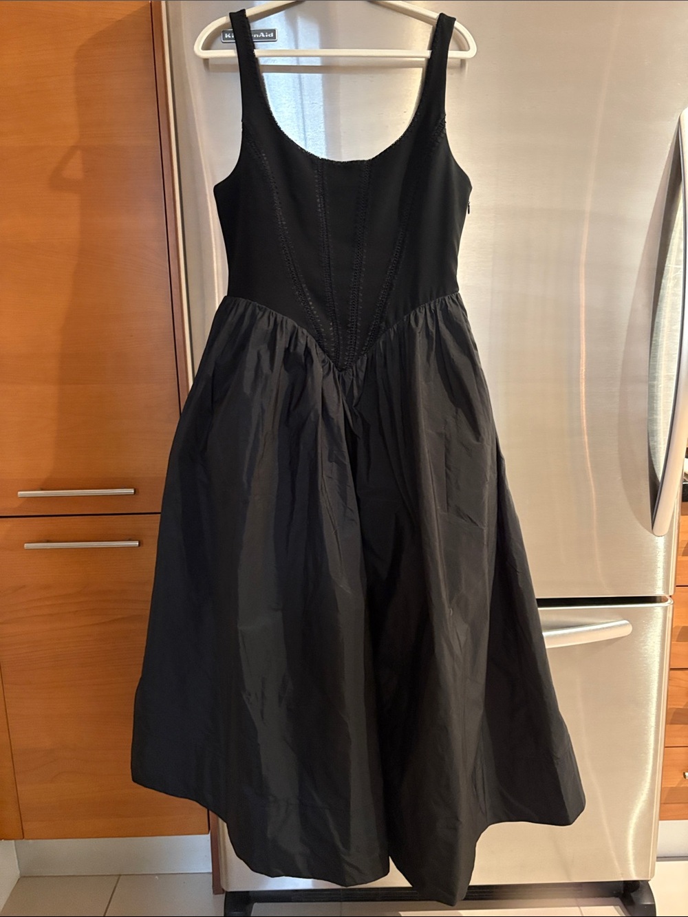 Cinq a Sept Black Martay Midi Dress size 12